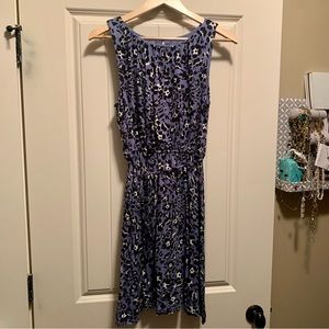 Ann Taylor Loft Sleeveless Floral Dress Size M ✨